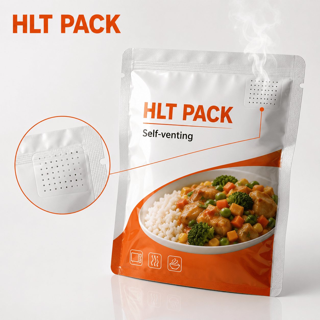 Microwavable Retort Pouch 9